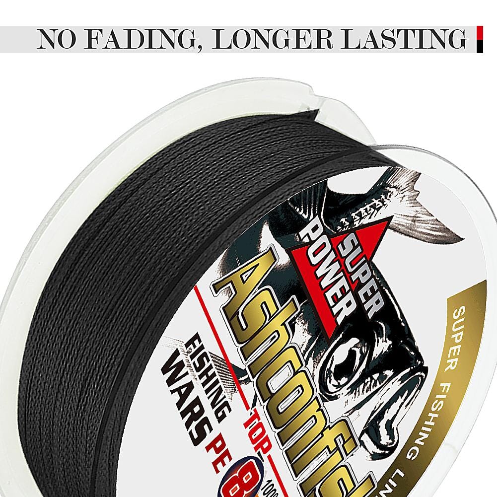Real Color Fastness - Best Braided Fishing Line 547 Yds - The One & The Only Braid That Color Will NEVER Bleed 6-300LB Black / 70LB 0.44mm (8 Strands) Real Color Fastness - Best Braided Fishing Line 547 Yds - The One & The Only Braid That Color Will NEVER Bleed 6-300LB Black / 70LB 0.44mm (8 Strands)