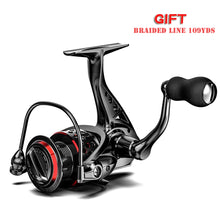 Load image into Gallery viewer, Reels Fishing Reel carp 8BB All Metal Spool 5.0:1 gear ratio Spinning Reel 8KG Max Drag coils 2000-7000H wheels for saltwater