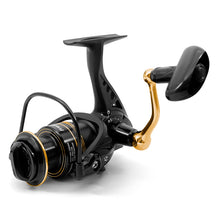 Load image into Gallery viewer, Frwanf Spinning Reel Saltwater-proof Fishing Reels Lighter Sturdy Ultra Smooth Aluminum Frame 4BB, 5.0:1 Gear Ratio 2000-7000H