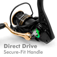 Load image into Gallery viewer, Frwanf Spinning Reel Saltwater-proof Fishing Reels Lighter Sturdy Ultra Smooth Aluminum Frame 4BB, 5.0:1 Gear Ratio 2000-7000H