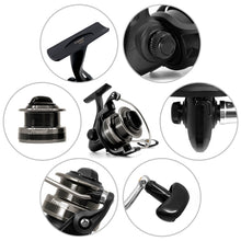 Load image into Gallery viewer, Spinning Fishing Reels Shallow Spool 5.0:1 Reel Max Drag 8kg Pre-Loading Wheel Saltwater Freshwater For Carp Fishing 4BB Frwanf