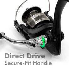 Load image into Gallery viewer, Spinning Fishing Reels Shallow Spool 5.0:1 Reel Max Drag 8kg Pre-Loading Wheel Saltwater Freshwater For Carp Fishing 4BB Frwanf