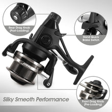 Load image into Gallery viewer, Double Brake Design Fishing Reel 8KG Max Drag 4BB 4000-5000H CNC Aluminum Left/Right Interchangeable Spinning Reel