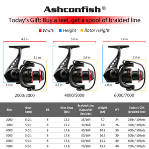 Ashconfish: Precision Engineered Spinning Reel, Robust & Refined 8BB