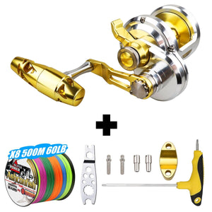 Ashconfish Saltwater Fishing Reel With Bite Alarm - Ambidextrous Ashconfish Fishing Tackle Ashconfish Saltwater Fishing Reel With Bite Alarm - Ambidextrous Ashconfish Fishing Tackle