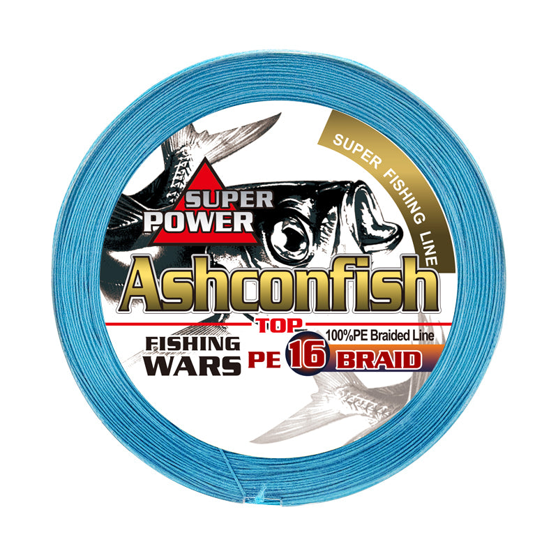 Hollow Core - 16 Strands Braided Fishing Line for Saltwater - 20-750LB -Blue
