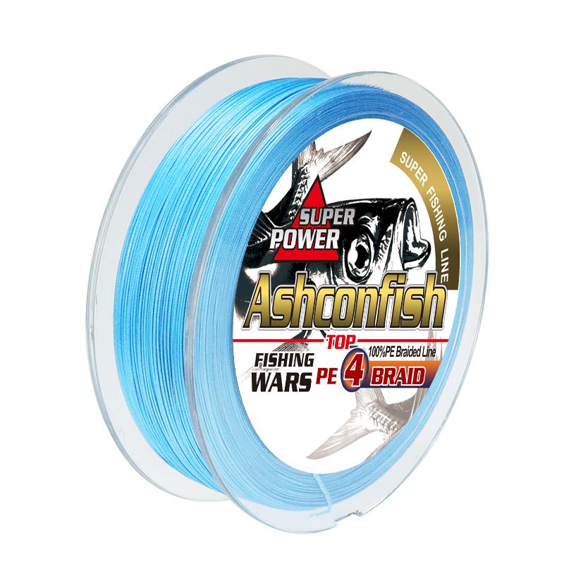 Braided Fishing Line - 4 Strands 6-100LB for Bass Fishing & Ice Fishing