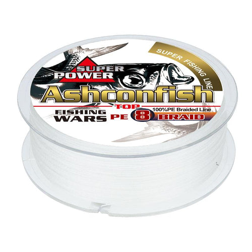 Ashconfish Super Strong Braided Fishing Line-4 Strands PE Fishing Wire  500M/546Yards Fishing String-Abrasion Resistant Zero Stretch Small Diameter