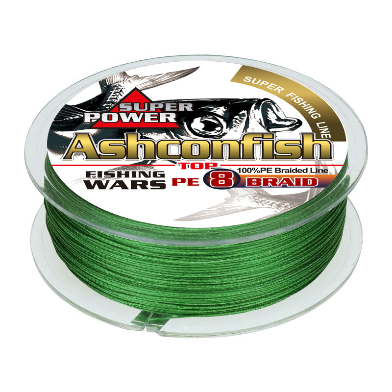X8 Reaction Tackle Braided Fishing Line- Moss Green 8 Strand 