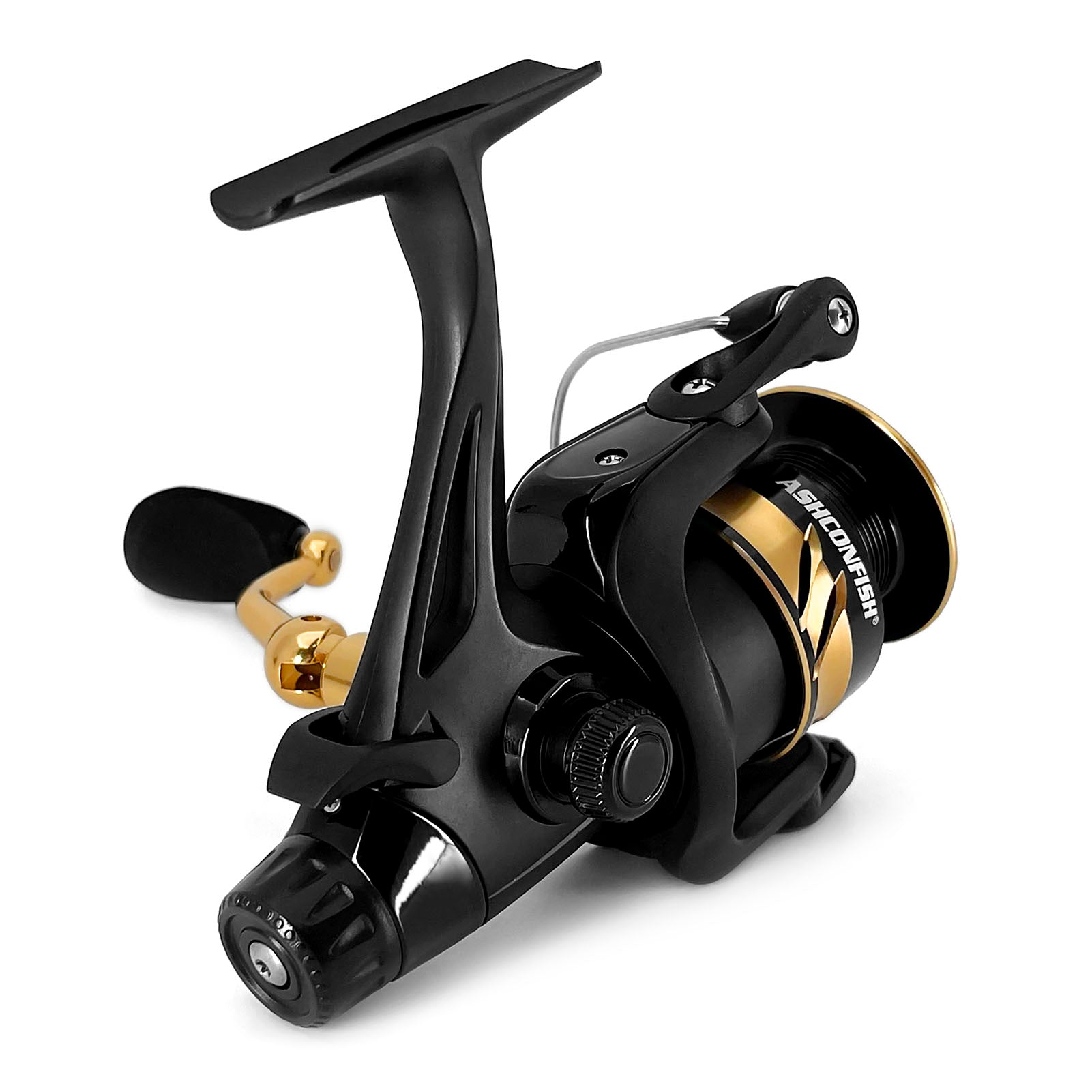 arrow 4000 double multiplying spinning fishing reel 80 yards Double Brake Design Fishing Reel 8KG Max Drag 8BB 4000-5000H CNC Aluminum Left/Right Interchangeable Fishing Wheel 5.0:1 SPARF40B8BA