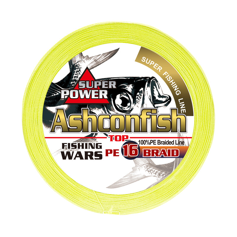  Ashconfish Braided Fishing Line-16 Strands Hollow
